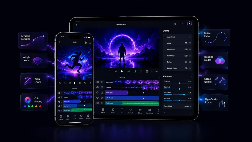 Key Features of Alight Motion for iPhone and iPad
