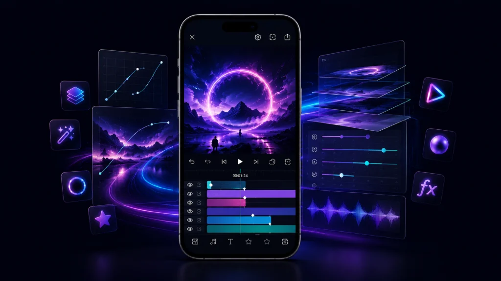 Alight Motion premium video editing and animation features on iOS