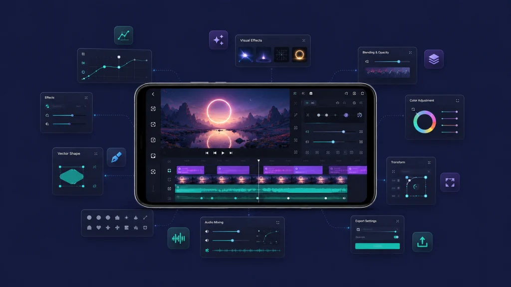 Popular Alight Motion old version editing features