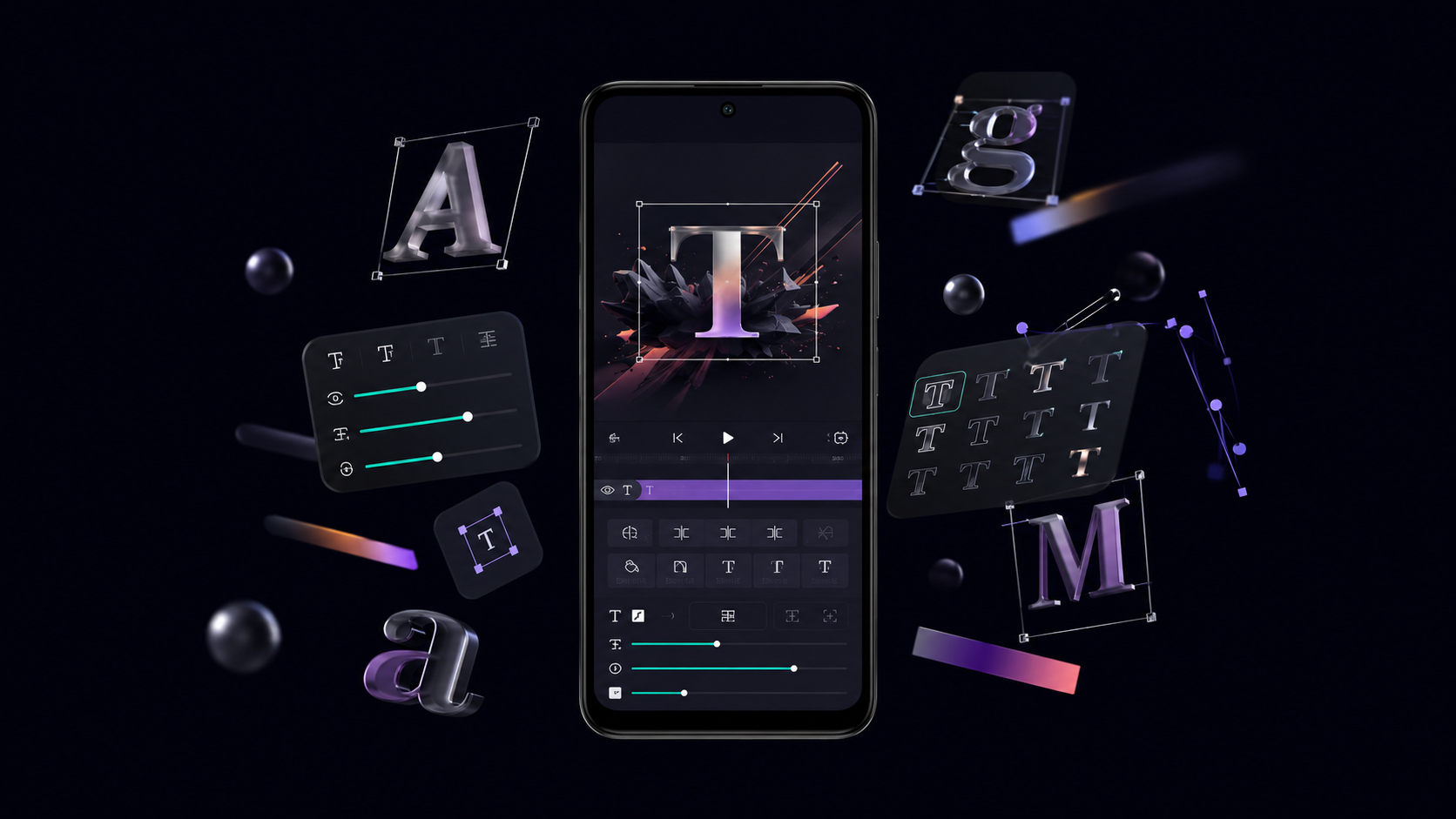 Alight Motion fonts for professional video editing