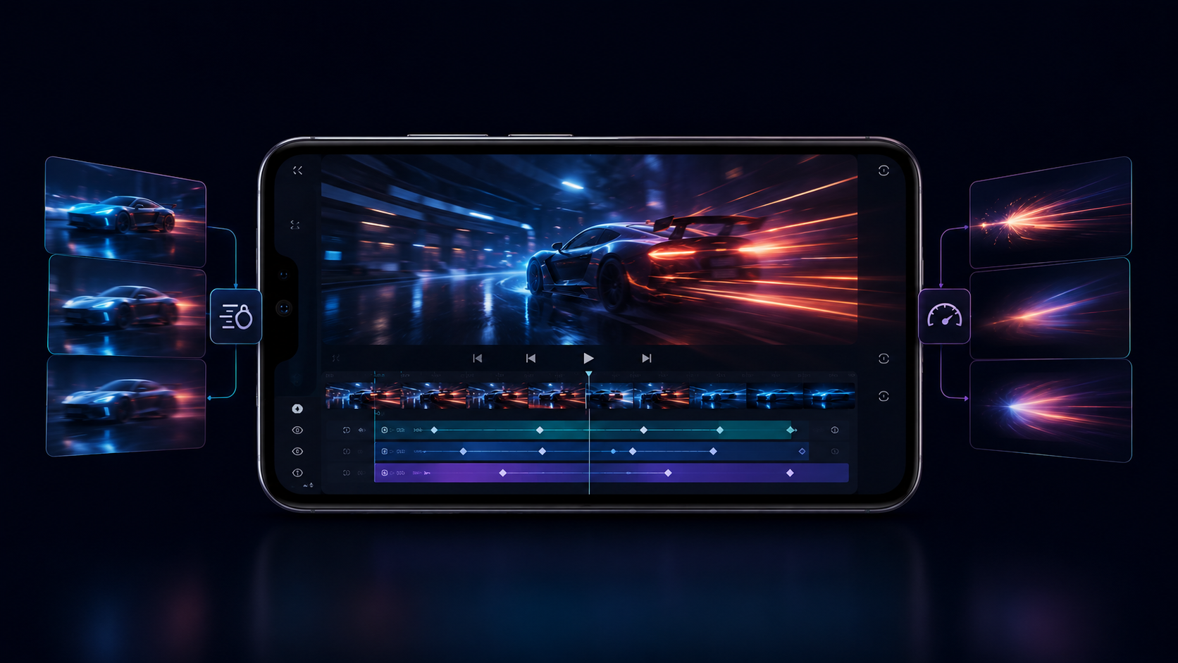 Alight Motion motion blur preset for animated video edits
