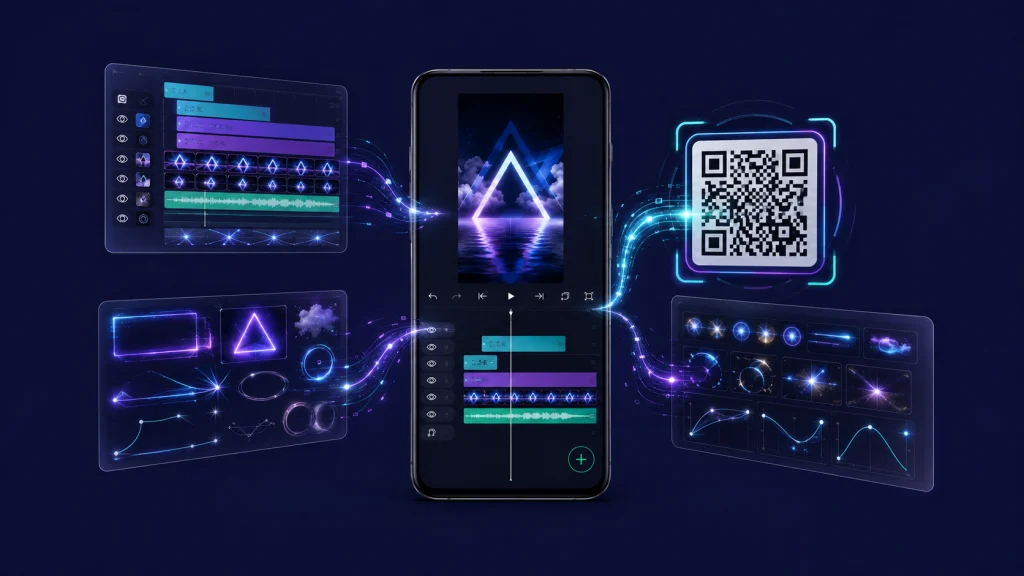 Alight Motion QR code project packages elements and presets