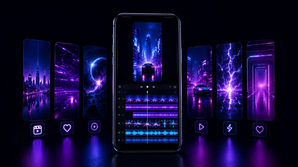 Alight Motion vertical 9:16 templates for short videos