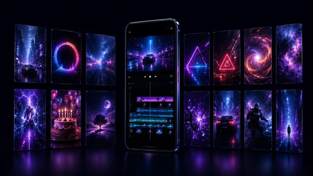 Alight Motion beat sync video editing template