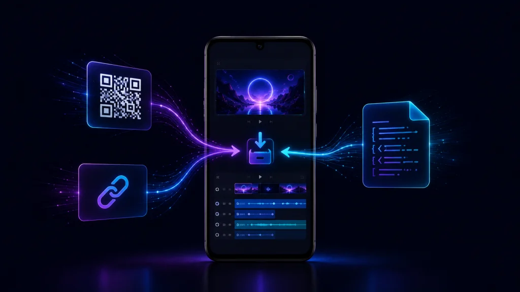 How to import Alight Motion presets using QR codes links and XML files