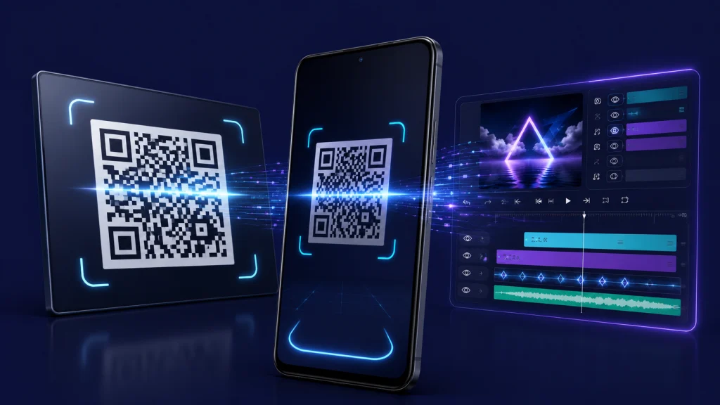 Scanning an Alight Motion QR code with Android phone